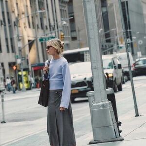 Zara BASIC KNIT WIDE
SLEEVE
SWEATER
LIGHT BLUE - REF.
5536/133